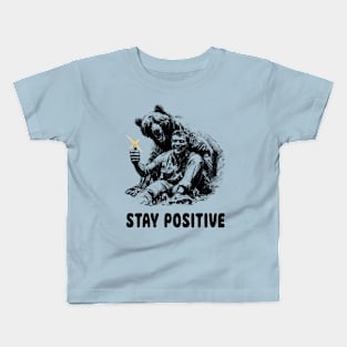 Stay Positive shirt Kids T-Shirt